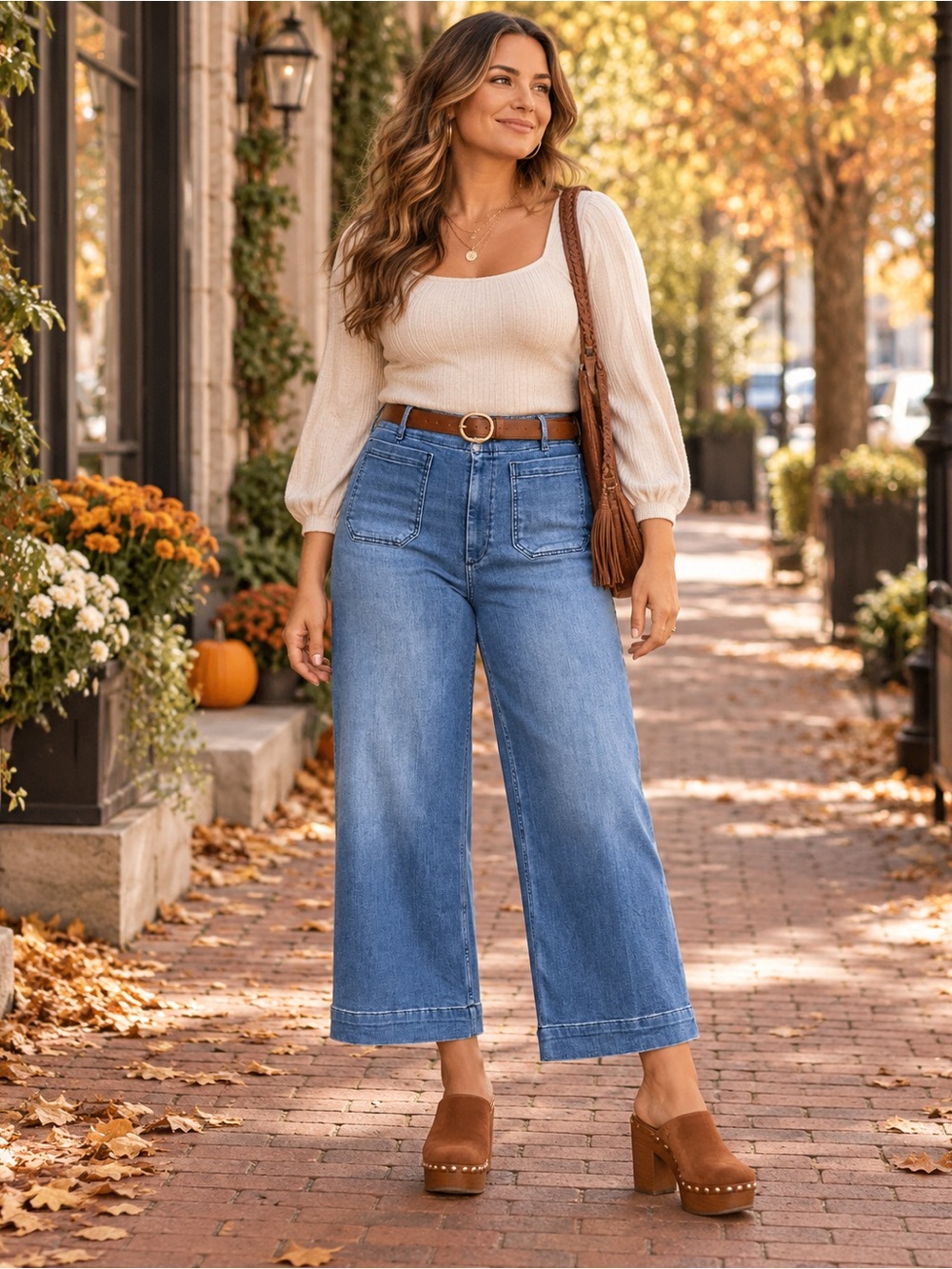 Maeve Anthropologie The Colette High Rise Wide Leg Cropped Jeans 32